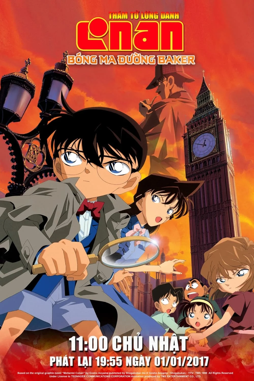 Xem phim Thám Tử Lừng Danh Conan 6: Bóng Ma Đường Baker - Full HD Vietsub